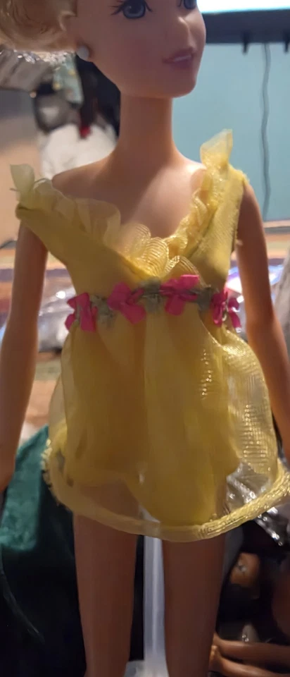 Vestido de noche Francie vintage de una pieza faltan otras piezas sin muñeca años 60 Foto 2 de 4