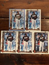 Rafael Devers 5 Card 2025 Topps LOT! Blue Glitter / Holiday - SF Giants