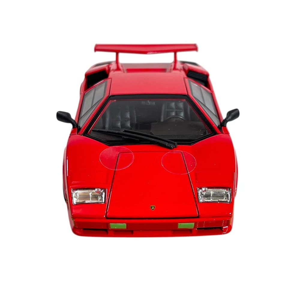 Modellino Auto Welly 1/24 Lamborghini Countach LP500S 1988 Red - Immagine 2 di 4