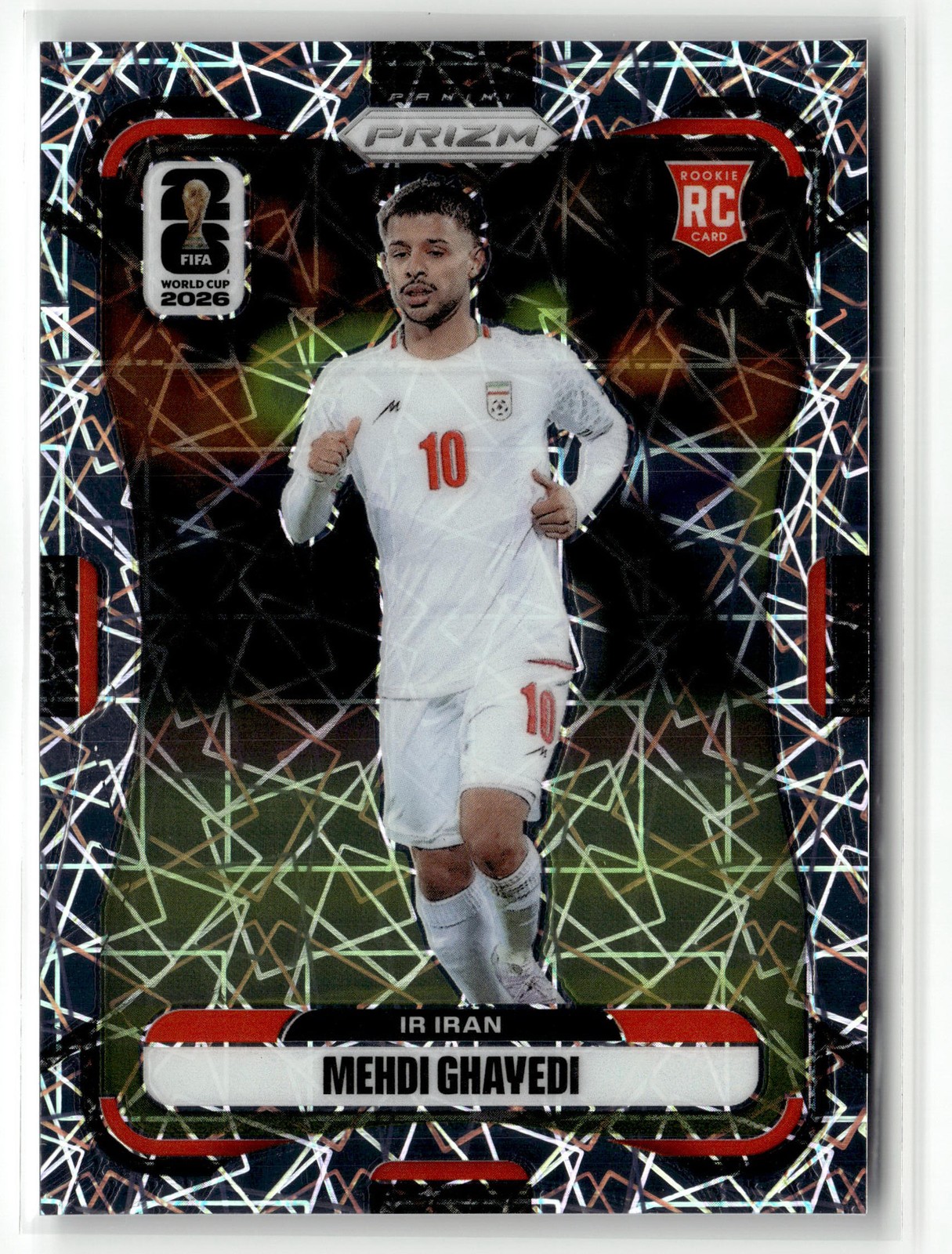 Mehdi Ghayedi 2026 Panini Prizm FIFA World Cup #247 Lazer Prizms