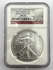 2011 $1 Silver Eagle Early Releases NGC MS70