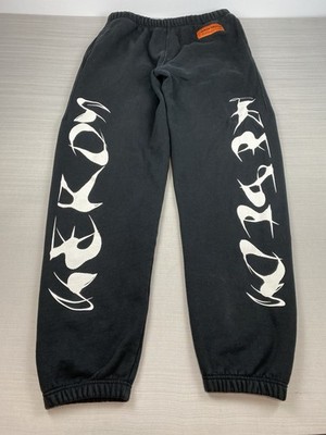 Heron Preston Sweatpants Joggers Black Size Large 2021 EUC