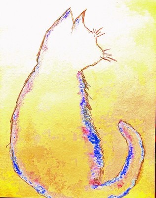 Original signed art drawings one of one number gallery certified 5x7 signed Lyle