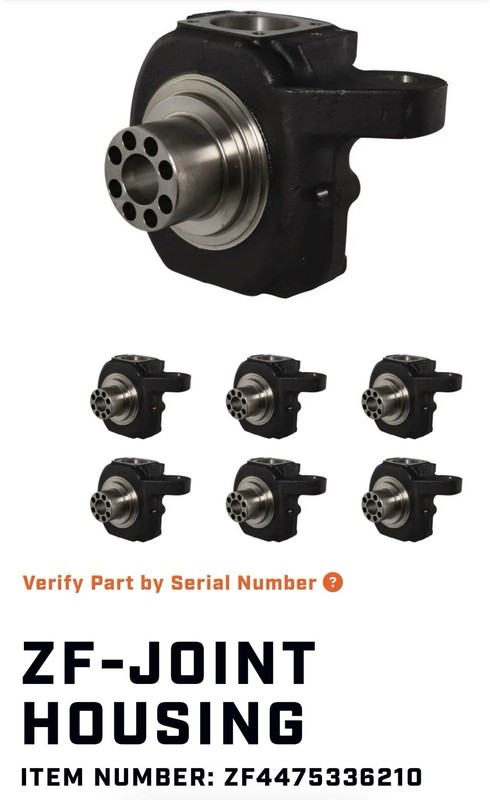 JLG ZF Joint Housing ZF4475336210