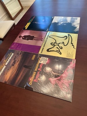Bundle of 6 Vintage Vinyl Albums Various Dionne Warwick See Pics