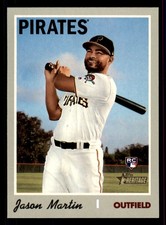 2019 Topps Heritage #628 Jason Martin Pittsburgh Pirates RC