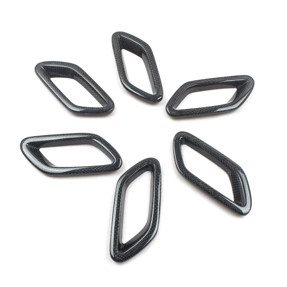 2007-15 Carbon Fiber Side Air Intakes For Maserati Granturismo Grancabrio Gt Gts Foto 4 de 4