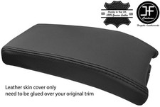Schwarze Echte Leder Armlehnenabdeckung F&uuml;r Mercedes CLK W208 C208 97-00