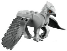 8113 LEGO Part buckbeakc02 Hippogriff with Dark Bluish Gray Wings (HP Buckbeak)