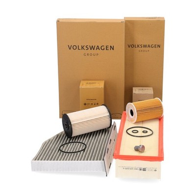 ORIGINAL VW Filterset 4-tlg PASSAT B6 TIGUAN 5N TOURAN A3 8P 1.6/2.0 TDI