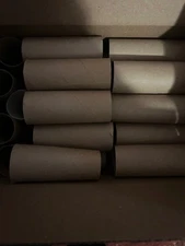 60 empty toilet paper rolls great for craft projects