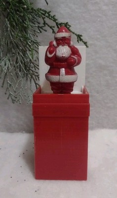 Vintage 1950's Rosbro E Rosen Santa In Chimney Pop-up Toy