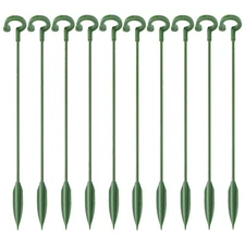10 Pack Plant Support Stake Garden Single Stemmed Plant Support Hoops Plant Prop