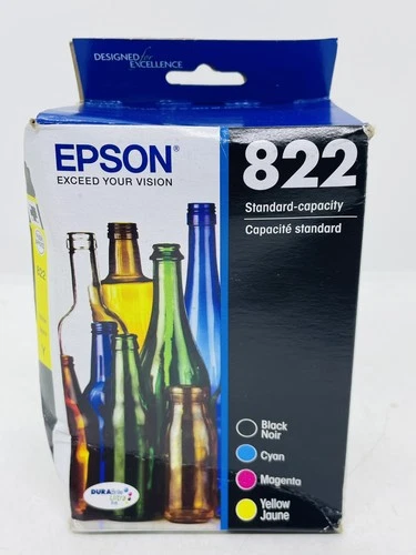 NEW GENUINE - EPSON 822 COMBO INK CARTRIDGES EXPIRE 2028.