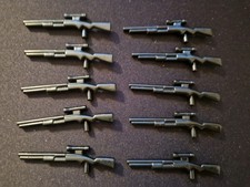 Playmobil 10 Gewehre  Zielfernrohr Safari Forscher Soldaten dunkelgrau schwarz