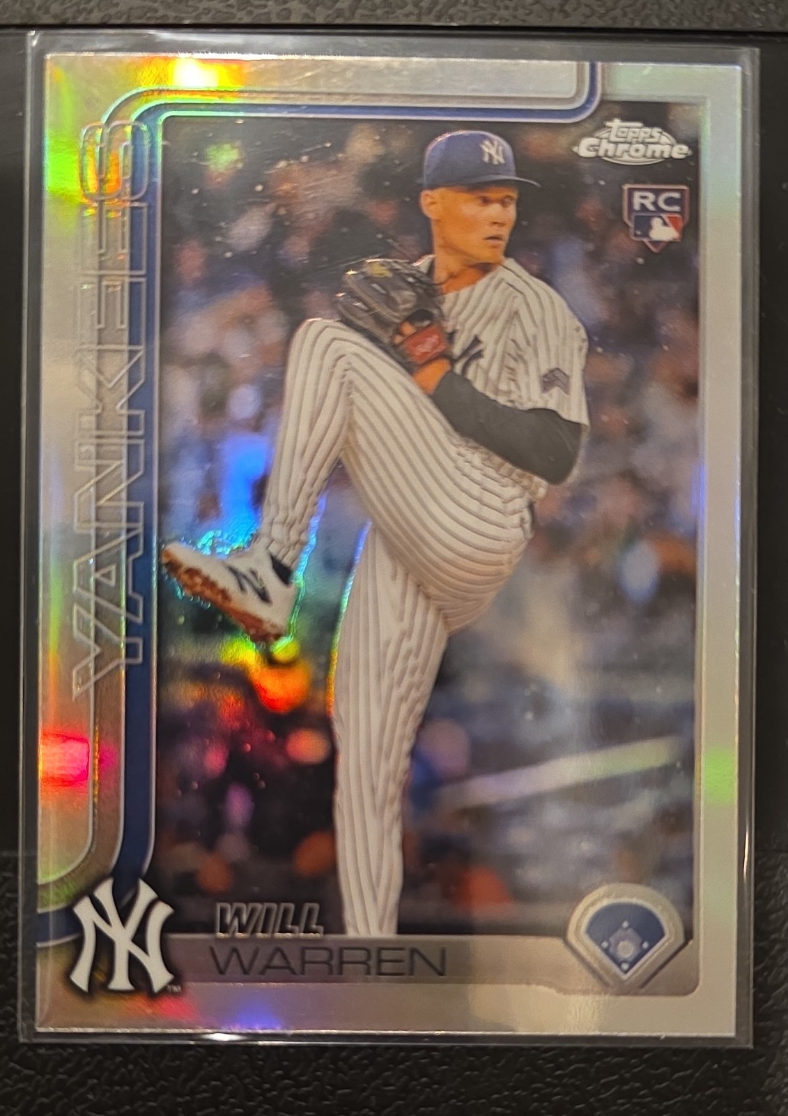 2025 Topps Chrome - Will Warren #81 Topps Refractor (RC)