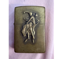 Zippo Marlboro Brass Cowboy Lasso Archer Emblem