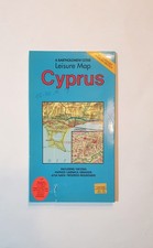 Cyprus + Main Cities Tourist Folding Pocket Bartholomew Clyde Leisure Map '90s