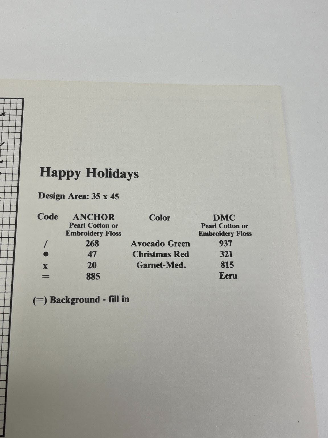 The Cornell Collection Christmas Plastic Canvas Leaflet L-25