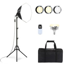 Professional Softbox Lighting Kit, 20'' x 20'' Studio Lights with 85W 2700-65...