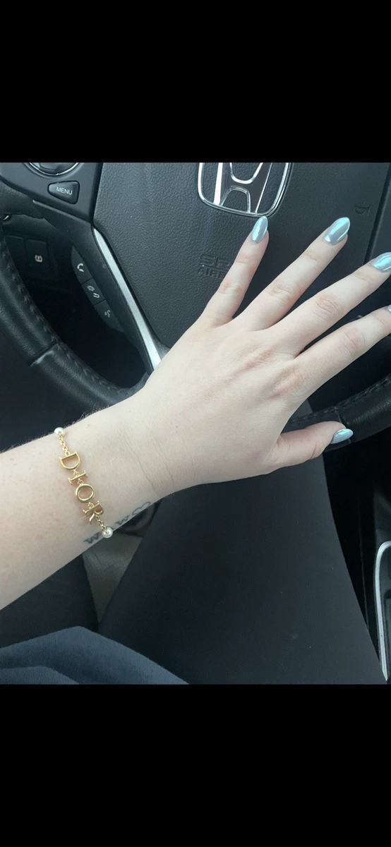 Dior Gold Fashion Bracelets for sale | eBay