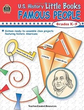 U.S. HISTORY LITTLE BOOKS: FAMOUS PEOPLE By Brenda Strickland & Pat Walker Mint