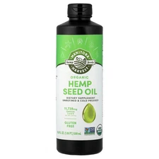 Manitoba Harvest Certified Organic Hemp Oil 16 9 fl oz 500 ml Kosher, Non-GMO,