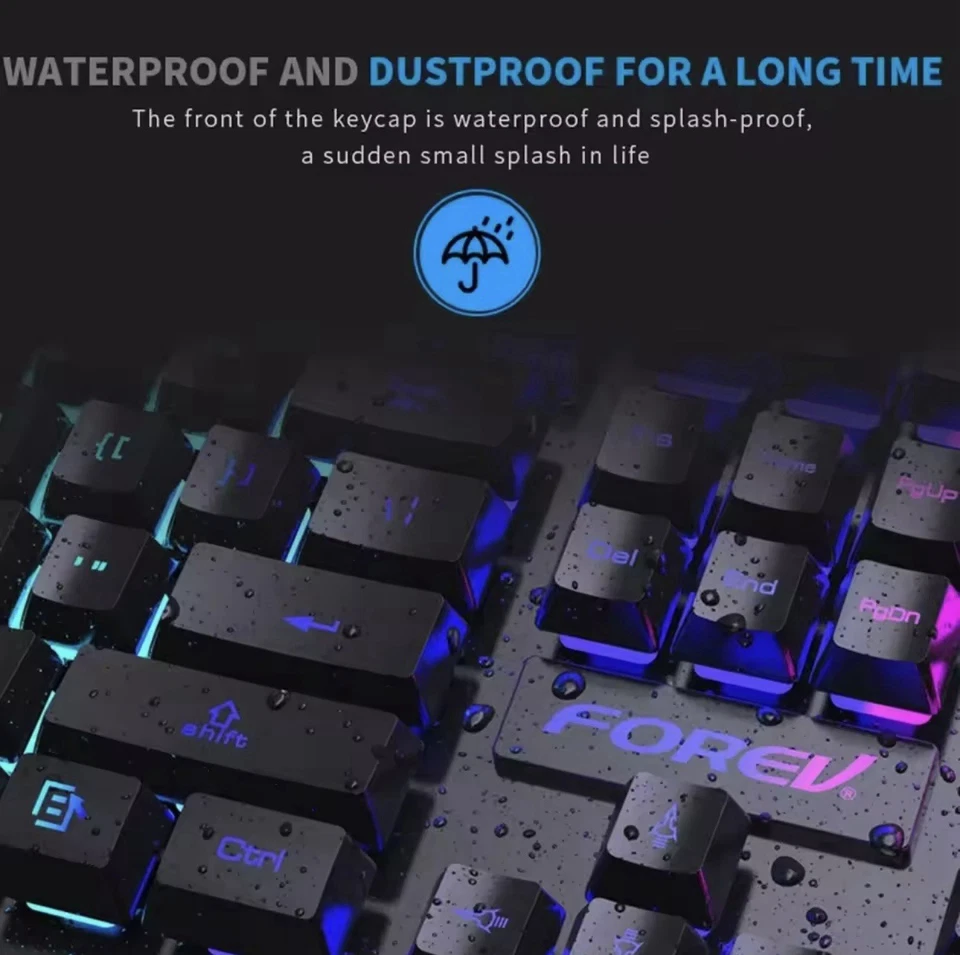 Gaming LED Keyboard AND mouse Set - Image 3 of 4