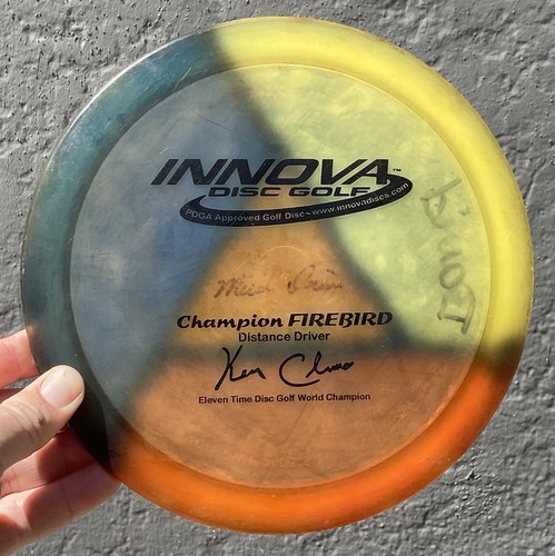 11X KC FIREBIRD 175.9g, Innova PFN, Flydye, used, faded ink, RARE 🔥 - Picture 1 of 3