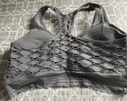 A Lot of SOPHIE B. Women's Lace 1  Black and 1 Gray Wireless Top Sport Bra Sz M — photo 6