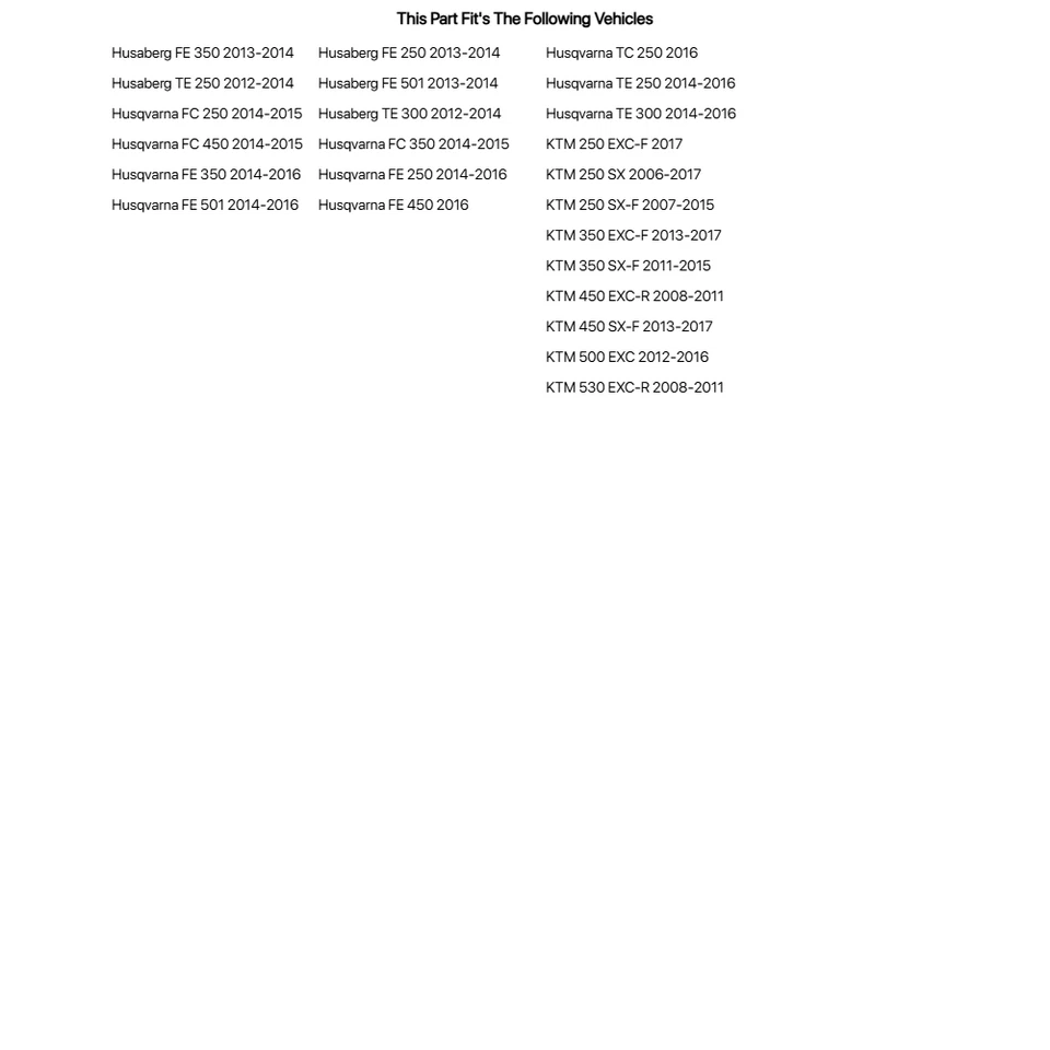 Kit de reparación de cilindro maestro de embrague Pro X para KTM 450 SX-F 2013-2018 Foto 2 de 2