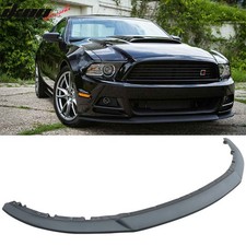 Fits 13-14 Ford Mustang V6 V8 Gt R Style 3 Pcs Front Bumper Lip Spoiler Pp