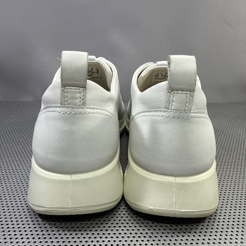 Sneakers da allenamento Ecco donna Flexure Runner bianche stringate misura 8/39 pelle - Foto 9 di 13