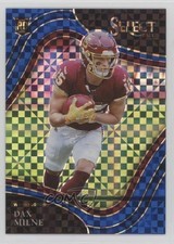 2021 Panini Select Field Level Blue Prizm 43/49 Dax Milne #398 s3g