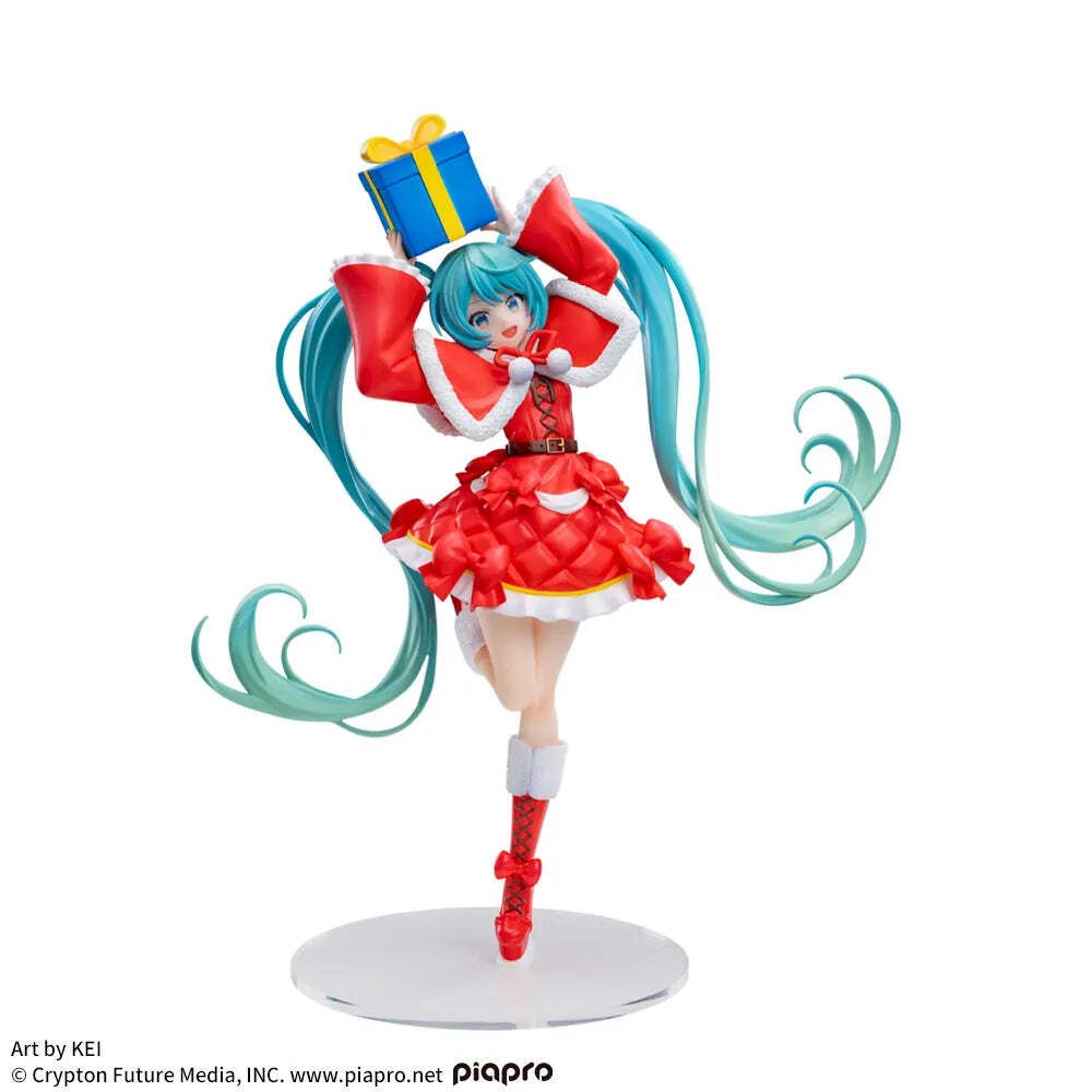 Cadeau Noël Figurine Hatsune Miku Luminasta Christmas 2024 SEGA 19 cm pour Fan