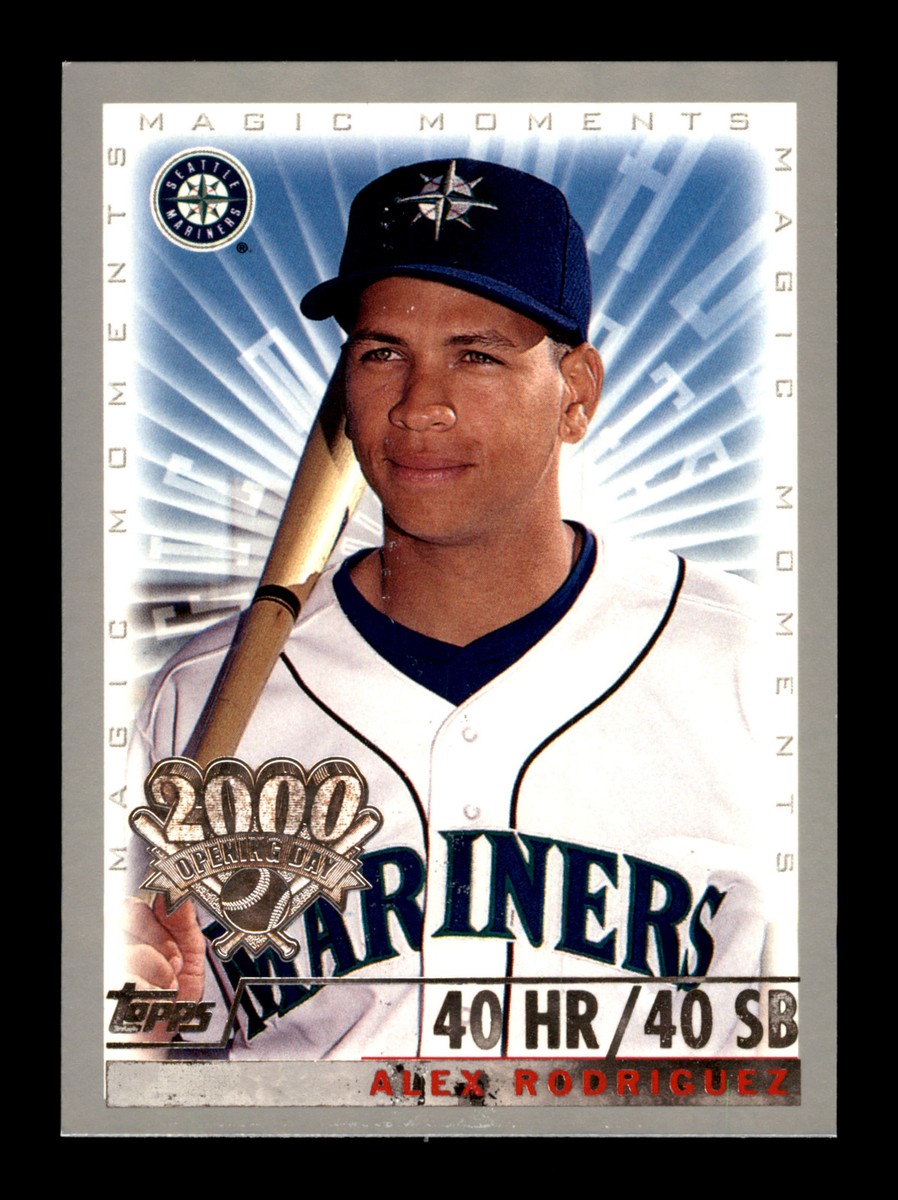 2000 Topps Opening Day #164 Alex Rodriguez Seattle Mariners | eBay