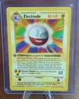 Vintage Pokemon 1999 WotC Base Set Electrode 1st Edition Rare #21/102 80 HP EN