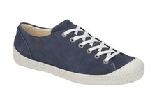 Eject DASS Damenschuhe - sportliche Schnür- Halbschuhe blau Freizeit NEU