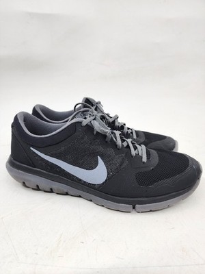 Nike Flex 2015 RN Shoes Mens 10.5 Black Grey Running Athletic 709022-011