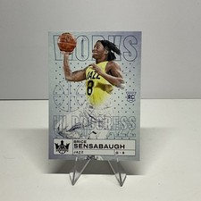 2023-24 Panini Court Kings Works in Progress Brice Sensabaugh #16 Ruby /149 (RC)
