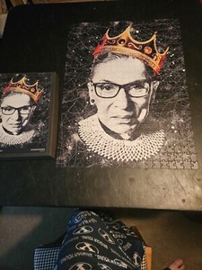 Notorious RBG jigsaw Puzzle Mihaela Pater