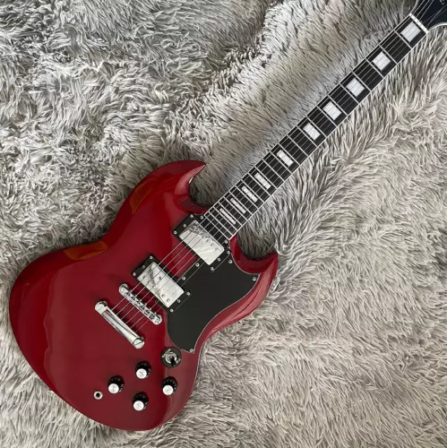 SG Standard '61 Electric Guitar Vintage Cherry H-H Pickups Chrome Hardware