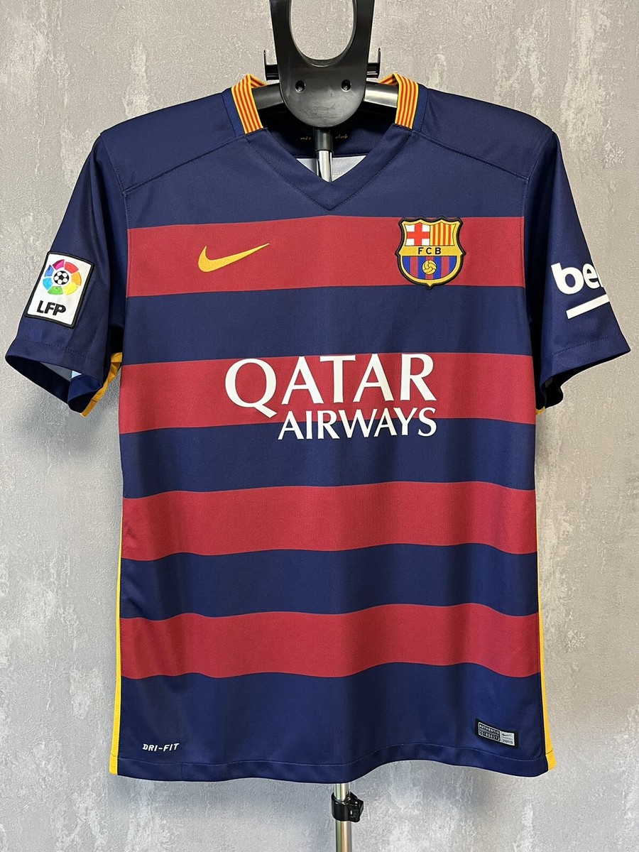 BARCELONA 2015 2016 MESSI HOME SHIRT FOOTBALL SOCCER NIKE