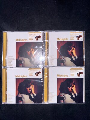 Taylor Swift hand SIGNED Midnights Mahogany Edition CD AUTOGRAPHED