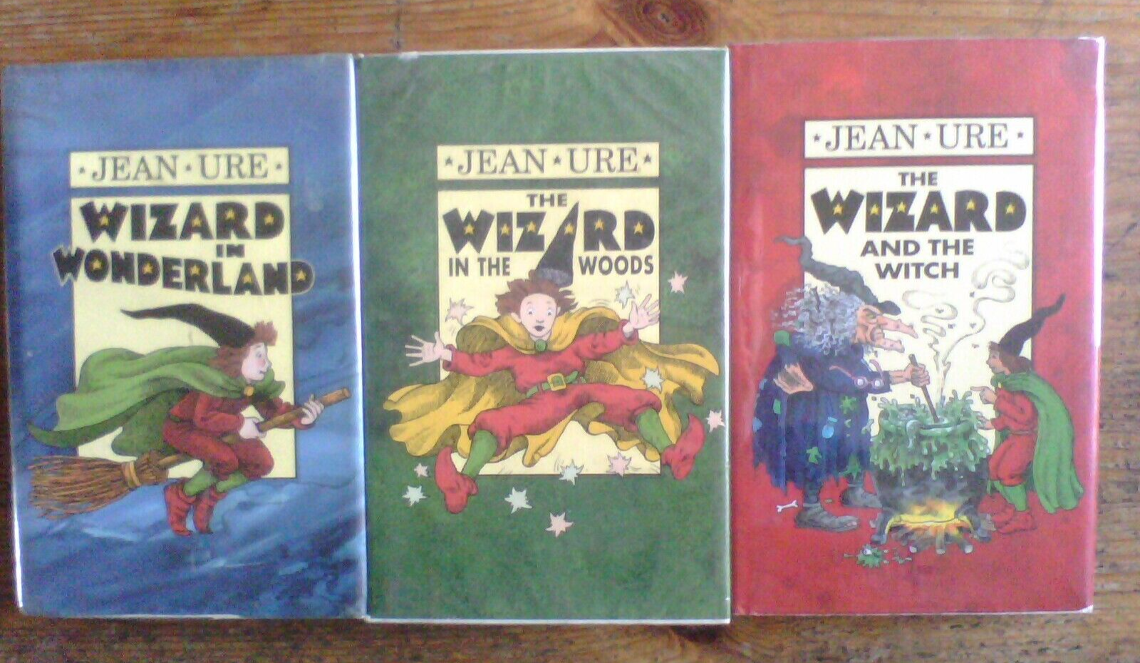 Wizard Trilogy (Wonderland, Woods, Witch) by Jean Ure 1st Edn hb dj children's
