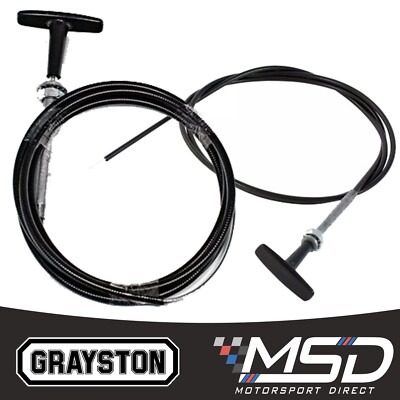 Grayston 1,5m schwarzes T-Pull Kabel - für Löscher & elektrische Trennsysteme
