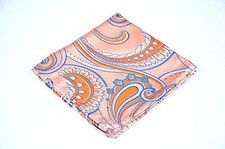 Lord R Colton Masterworks Pocket Square - Gold Orange Supremacy Silk - 75 New
