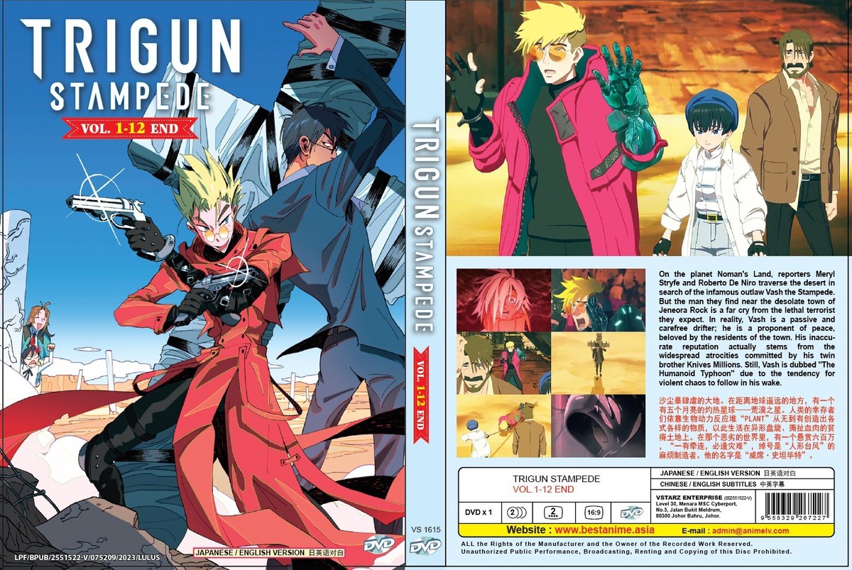 Trigun Stampede (VOL.1 - 12 End) ~ All Region ~ English