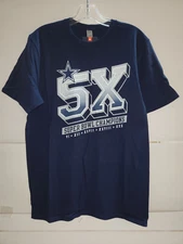 Dallas Cowboys NFL 5X Champions Men's Navy T-shirt,  size Medium