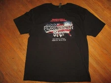 FOREIGNER STYX JOHN WAITE CONCERT T SHIRT Renegade Juke Box Hero Tour Cities XL